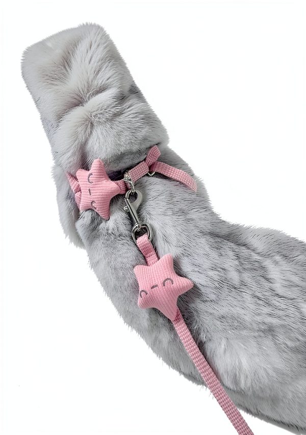 Copfeu Rabbit Harness Leash Nylon Small Pet Outdoor-3