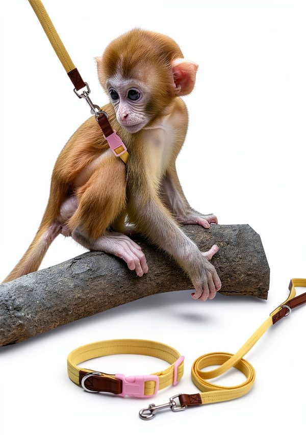 Marmoset Leash SoeKoa Soft Cotton Design Small Pet Safety-0