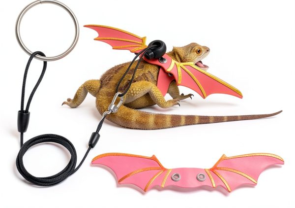 Fampery Dinosaur Leash Harness Adjustable Reptile Pet-2