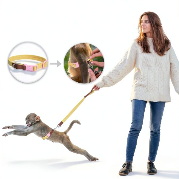 Marmoset Leash SoeKoa Soft Cotton Design Small Pet Safety-5