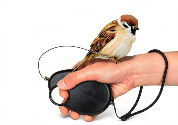 MiOYOOW Retractable Bird Leash Anti-bite Steel Wire Rope-5