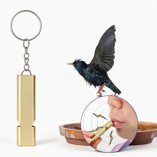 Dansydaisy Bird Leash Auto Retractable Stainless Steel-3