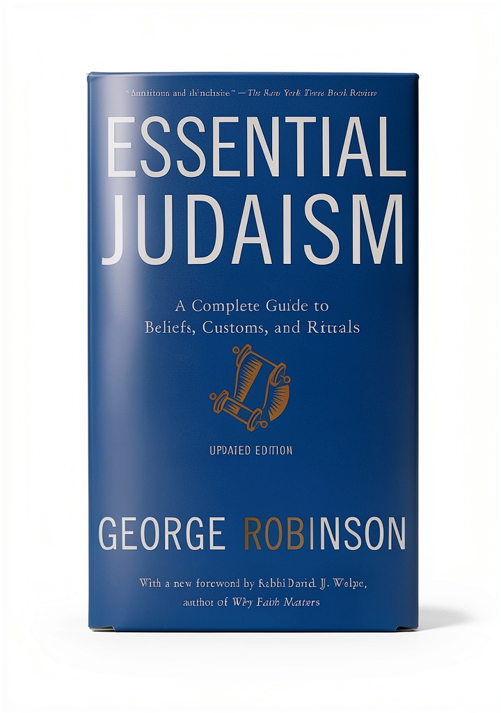 Kindle edition of Jewish life book on a tablet