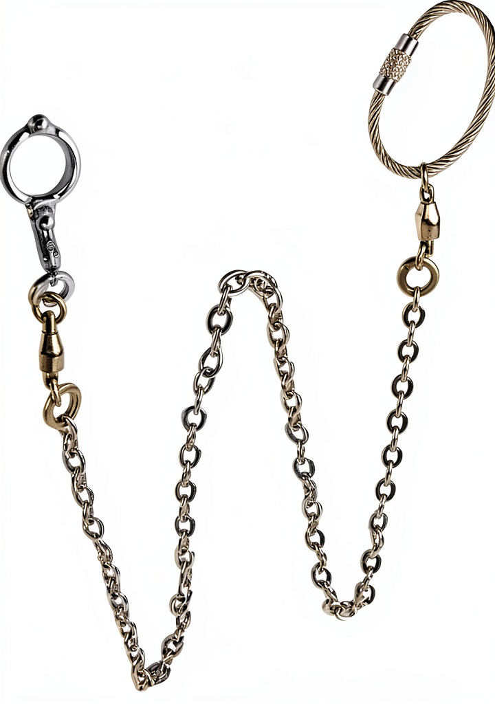 PERSELOSO bird anklet ring shown on a parrot's leg