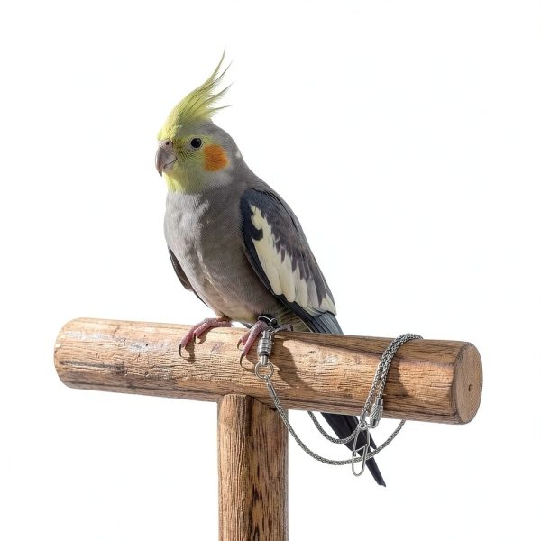 Alipis Stainless Steel Parrot Ankle Chain Anti Off Leash-4