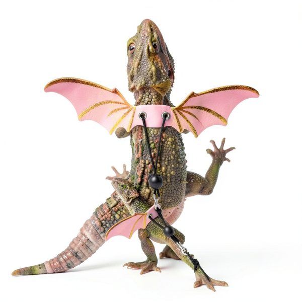 Fampery Dinosaur Leash Harness Adjustable Reptile Pet-5