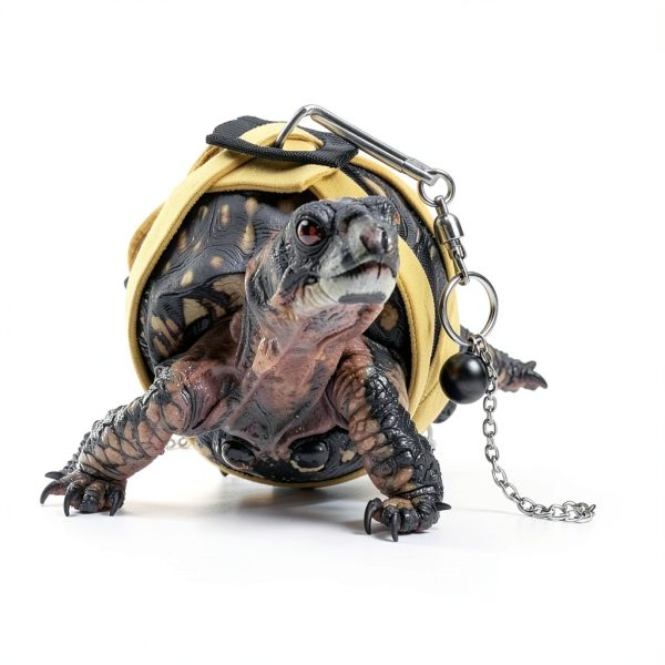 FORZENA Turtle Leash Soft Leather Adjustable Pet Harness-3