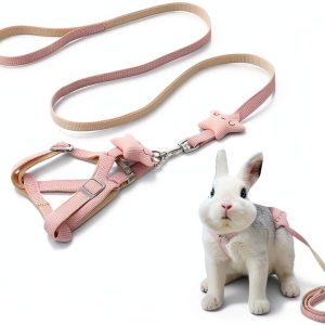 Copfeu Rabbit Harness Leash Nylon Small Pet Outdoor-0