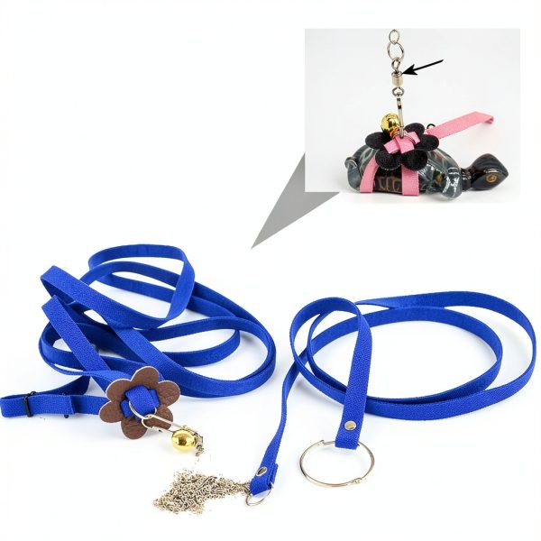 FORZENA Turtle Leash Adjustable Leather Pet Safety Outdoor-1