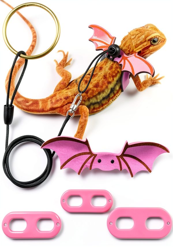 Fampery Dinosaur Leash Harness Adjustable Reptile Pet-0