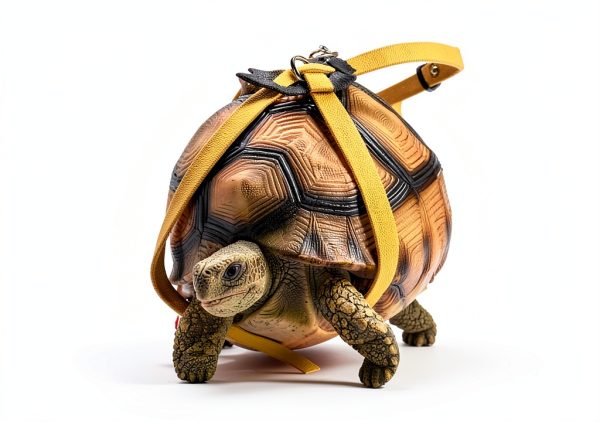 FORZENA Turtle Leash Soft Leather Adjustable Small Pet-3