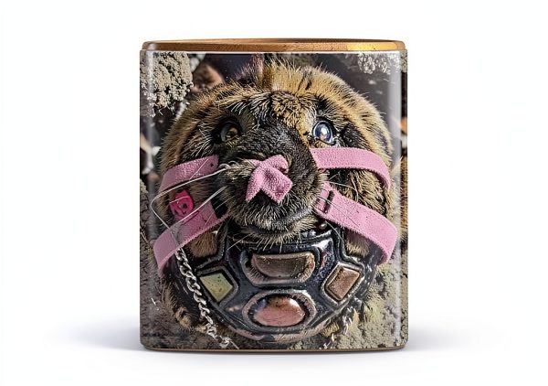 FORZENA Turtle Leash Adjustable Leather Pet Safety Outdoor-4