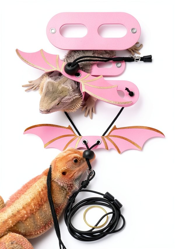 Fampery Dinosaur Leash Harness Adjustable Reptile Pet-4