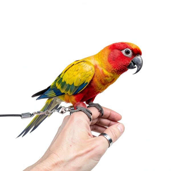 TIMEONIA Bird Leash Harness Adjustable Retractable Pet-6