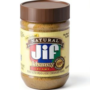 Jif Natural Creamy Peanut Butter with Honey 16 Ounce Jar-0