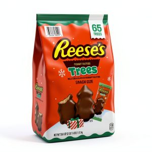 Reeses Trees 65 Count Chocolate Peanut Butter Candy Seasonal Treat-0