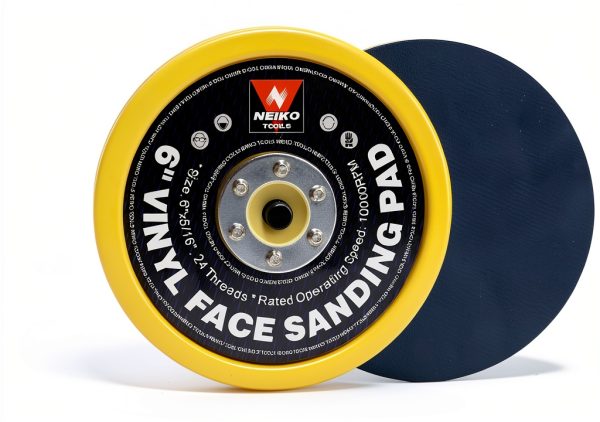 NEIKO 30262A 6" Sanding Pad with Vinyl PSA Backing for Orbital Sanders-3