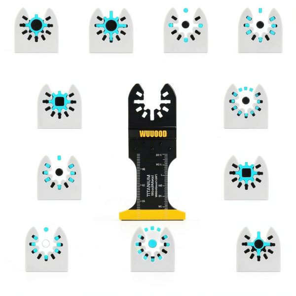Titanium Oscillating Saw Blades 10PCS Universal Multitool – WUUOOD-3