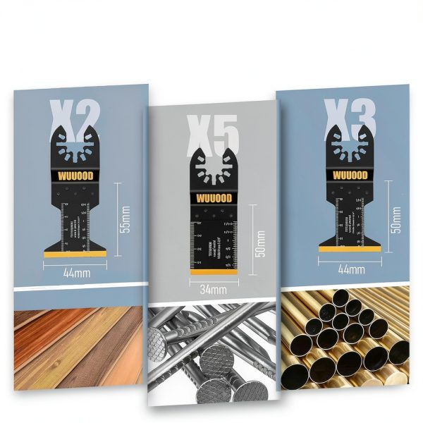 Titanium Oscillating Saw Blades 10PCS Universal Multitool – WUUOOD-5