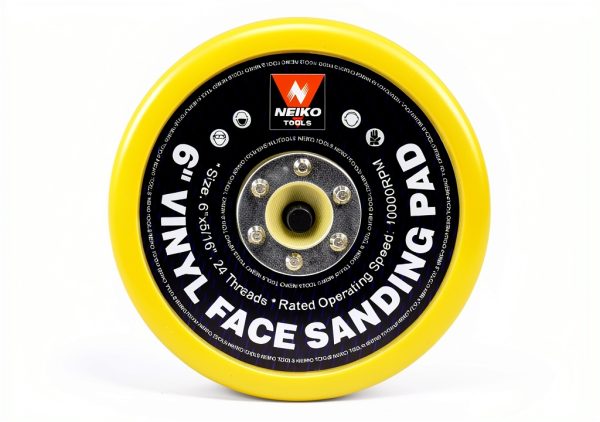 NEIKO 30262A 6" Sanding Pad with Vinyl PSA Backing for Orbital Sanders-0