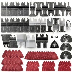 Oscillating Tool Blades 96Pack CaRoller Multitool Kit-0