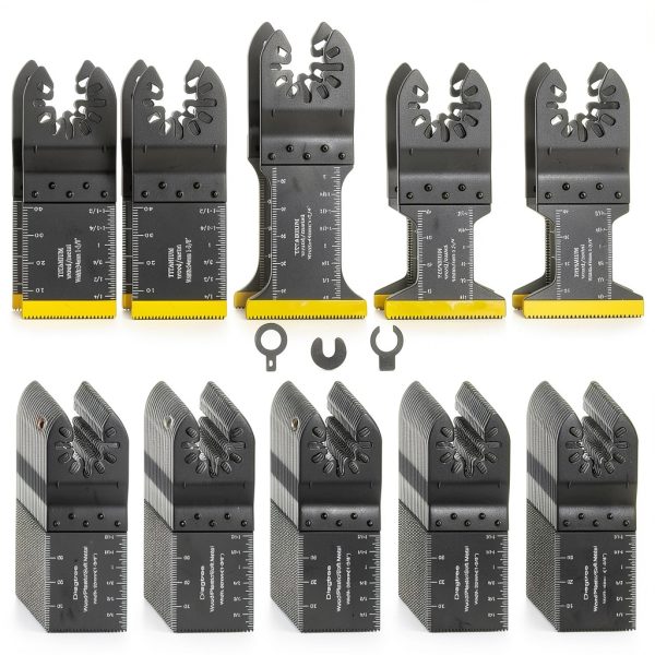 Oscillating Saw Blades Diagtree Titanium 115PCS Multi-Material Kit-0