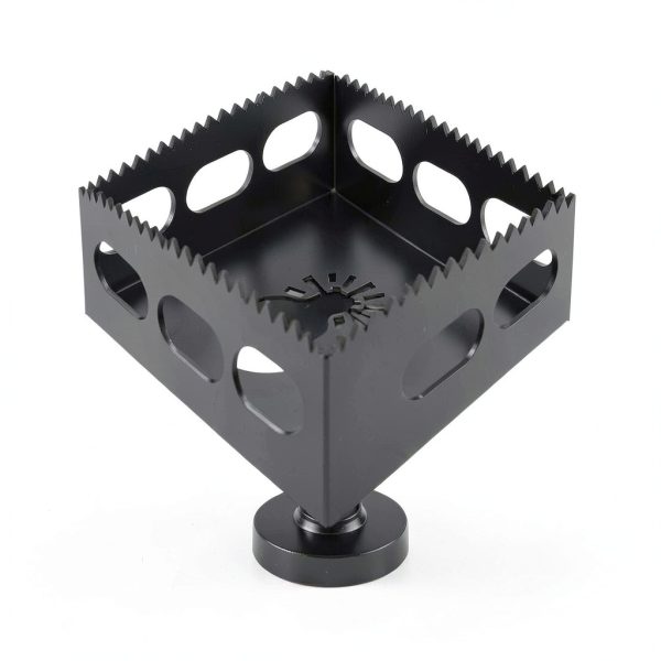 Drywall Outlet Cutter 2 PCS OYSSTA Square Slot Stainless Steel Black-2