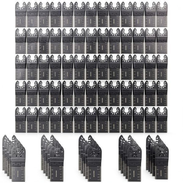 Oscillating Saw Blades MinCHI257 100-Piece Kit Alloy Steel-0