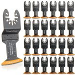 Curved-Edge Oscillating Tool Blades TrivdPro 100pcs High Carbon Steel-0