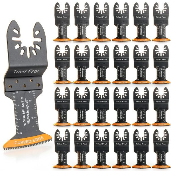 Curved-Edge Oscillating Tool Blades TrivdPro 100pcs High Carbon Steel-0