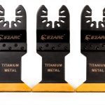 EZARC Titanium Oscillating Tool Blades for Metal Wood Plastic Cutting,-0