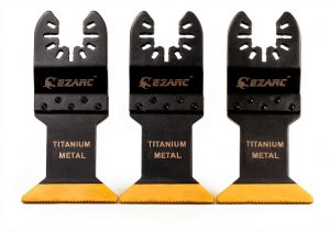 EZARC Titanium Oscillating Tool Blades for Metal Wood Plastic Cutting,-0