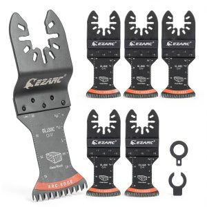 Japanese Tooth Oscillating Saw Blade EZARC 5pcs Bi-Metal Curved‑Tec-0