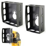 Drywall Outlet Cutter 2 PCS OYSSTA Square Slot Stainless Steel Black-0